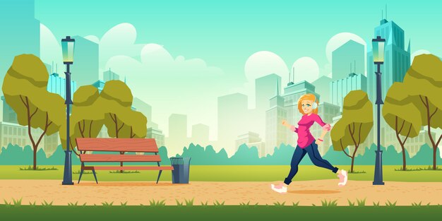 Estilo de vida saludable, actividad física al aire libre y estado físico en metrópolis moderna