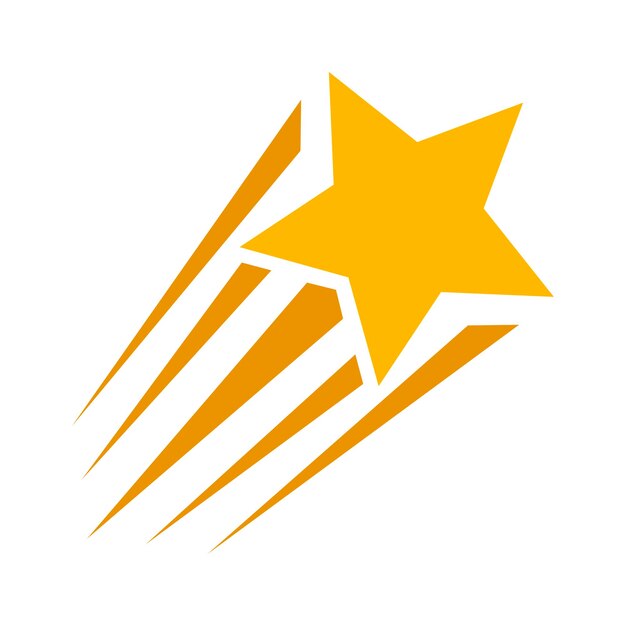 La estrella fugaz es plana.