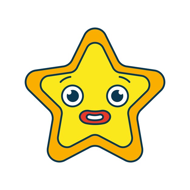 estrella de personajes de dibujos animados