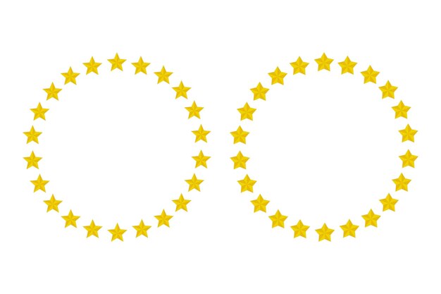 Estrellas y círculos 3D