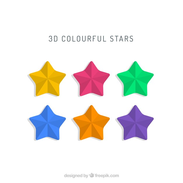 Estrellas de colores