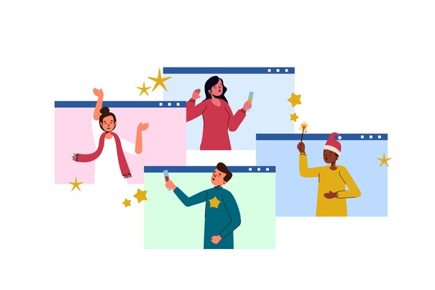 Estrellas y personajes navideños online