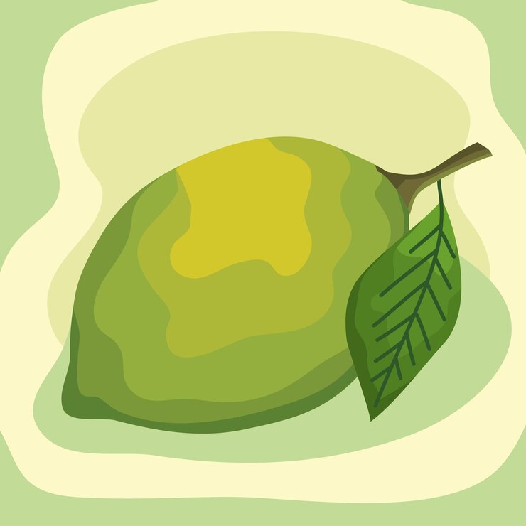 Vector gratuito etiqueta de fruta fresca de limón