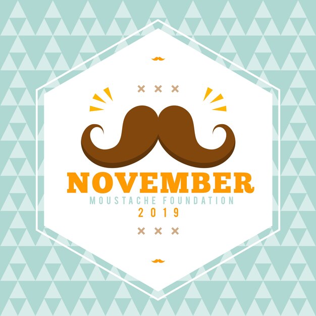 etiqueta de movember