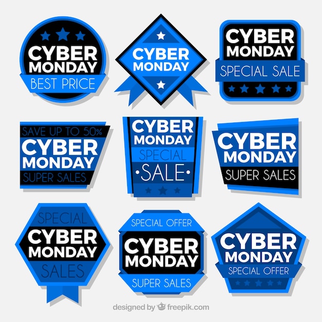 Etiquetas de cyber monday