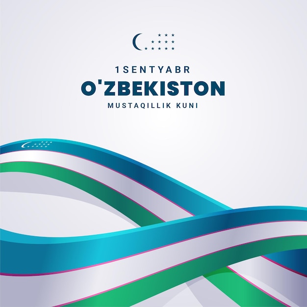 Vector gratuito evento del día de la independencia de uzbekistán