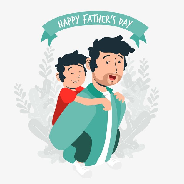 Evento de ilustración del día del padre