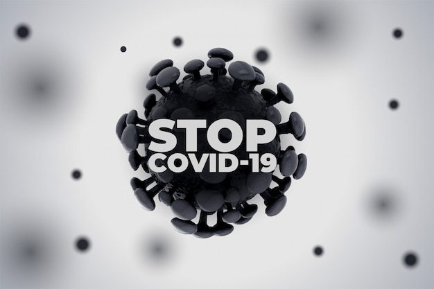 Evite que el nuevo coronavirus covid19 propague el fondo