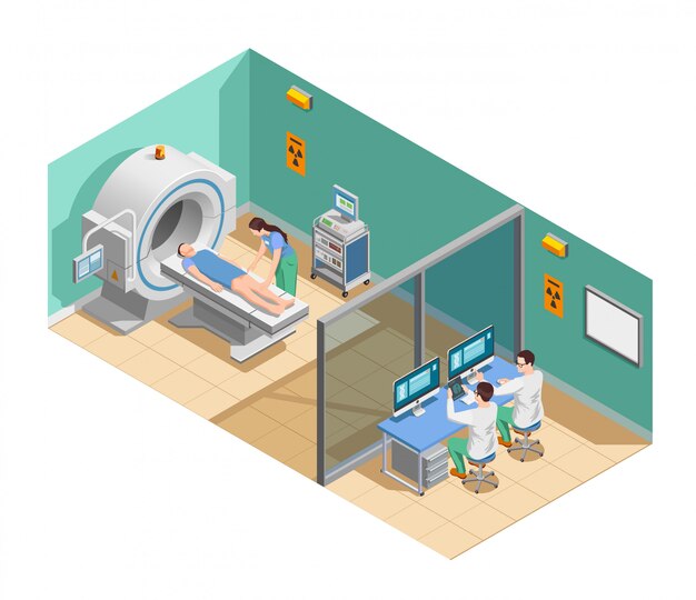 Examen médico composición isométrica