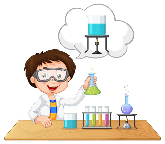 Un experimento científico con bocadillo