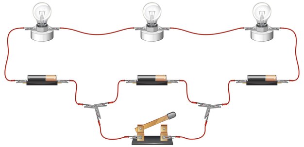 Experimento científico de circuitos