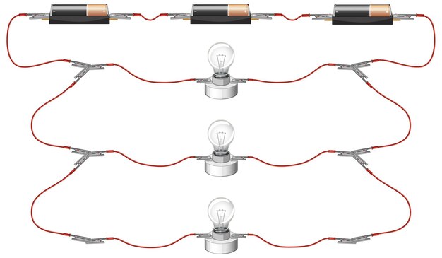 Experimento científico de circuitos