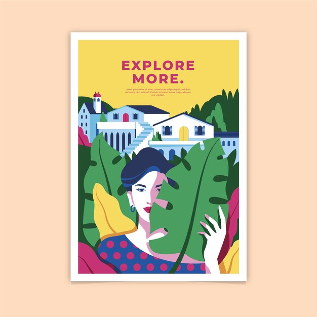 Explora un póster más colorido