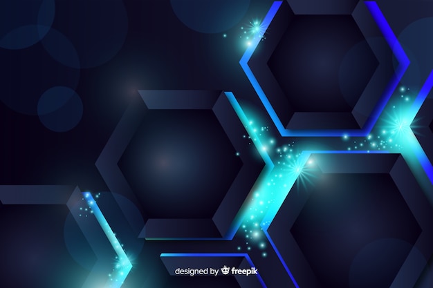 Explosión en 3D con fondo claro.