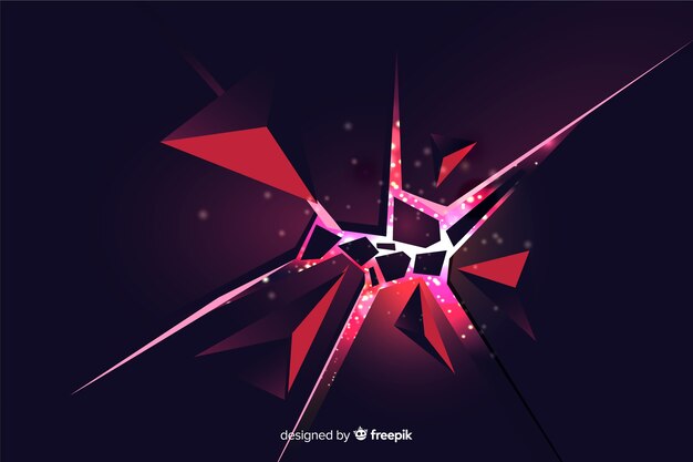 Explosión en 3D con fondo claro.