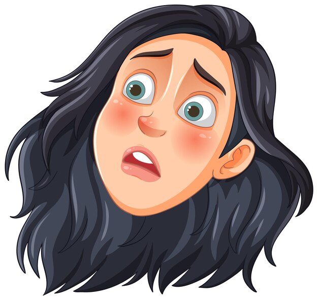 Expresión facial de las mujeres sorprendidas