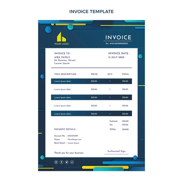 Factura inmobiliaria degradada