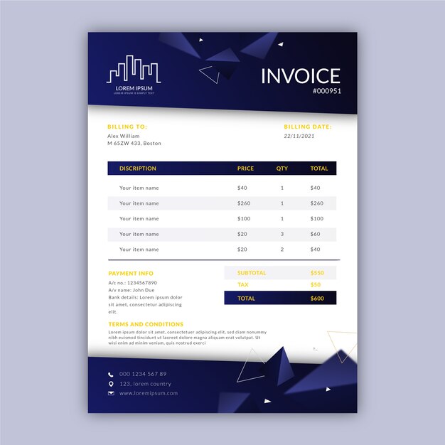 Factura inmobiliaria degradada