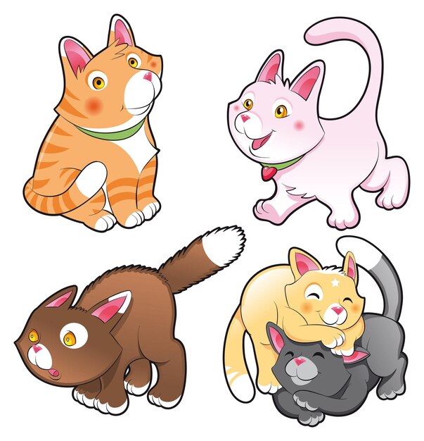 familia de gatos