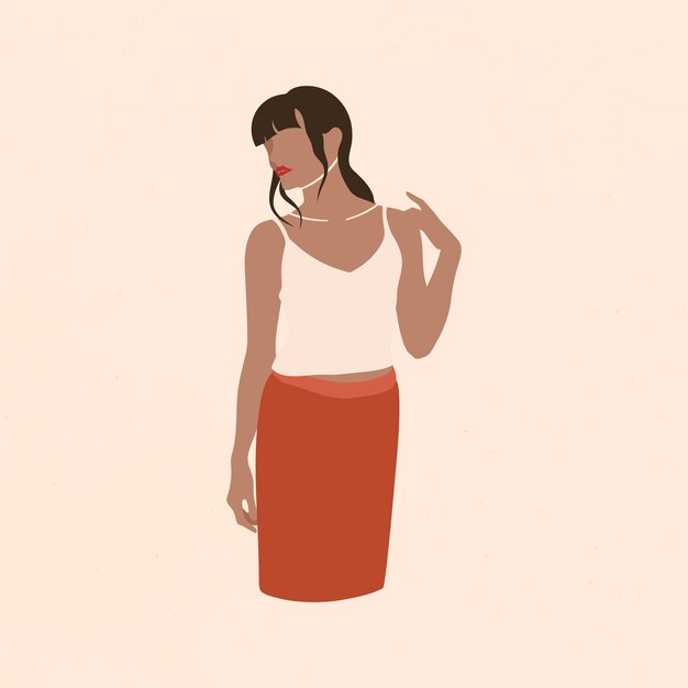 Fashionista femenina