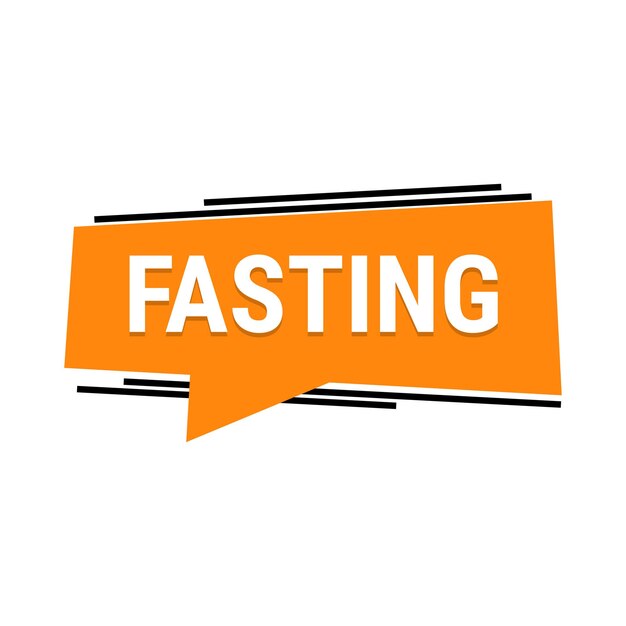 Fasting Made Easy Aprenda los mejores consejos y trucos para el banner de llamada de vector naranja de Ramadán