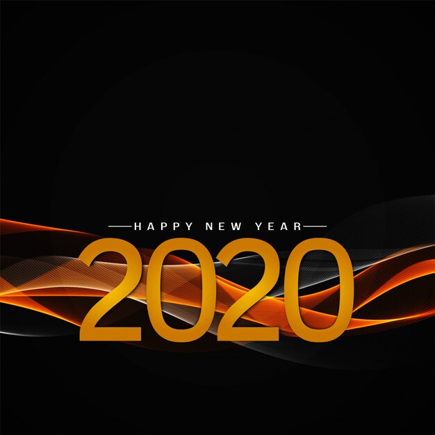 Feliz año nuevo 2020 fondo