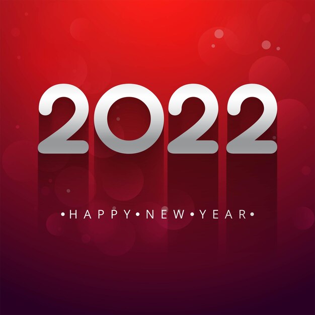 Feliz año nuevo 2022 fondo de celebración navideña