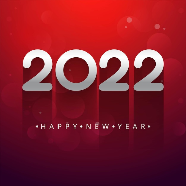 Feliz año nuevo 2022 fondo de celebración navideña