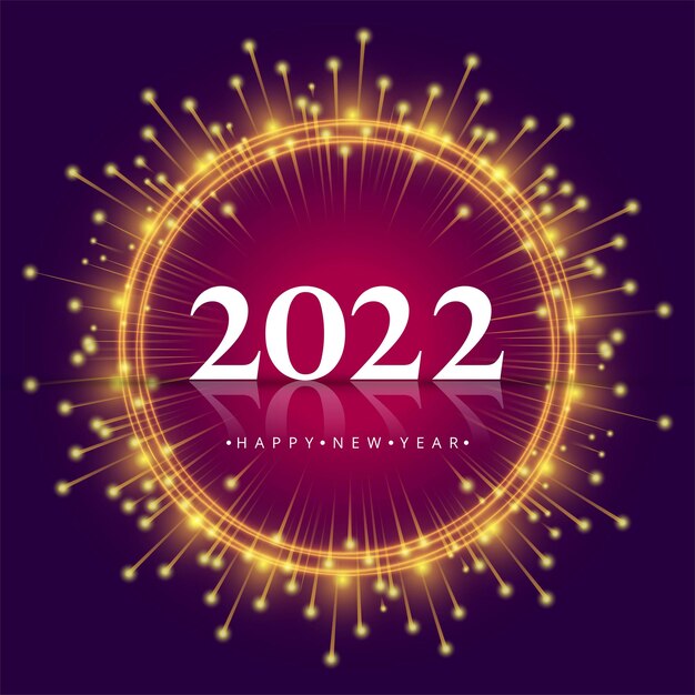 Feliz año nuevo 2022 fondo de celebración navideña