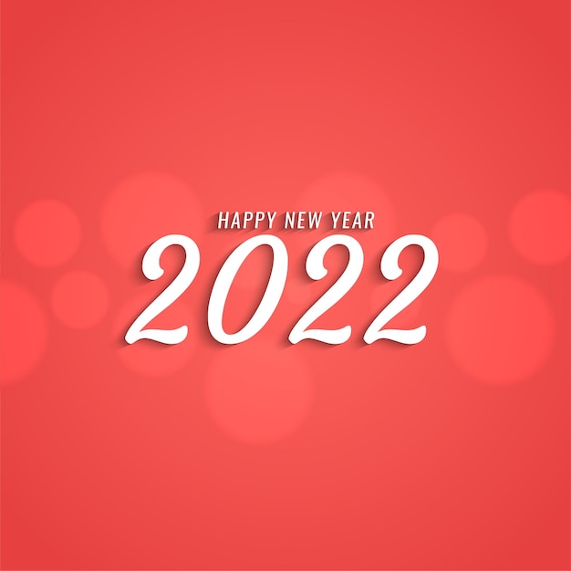 Feliz año nuevo 2022 vector de fondo con estilo elegante