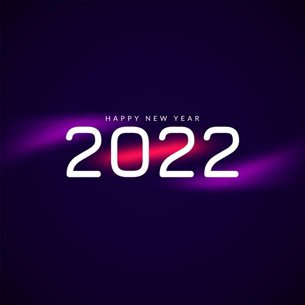 Feliz año nuevo 2022 vector de fondo con estilo elegante