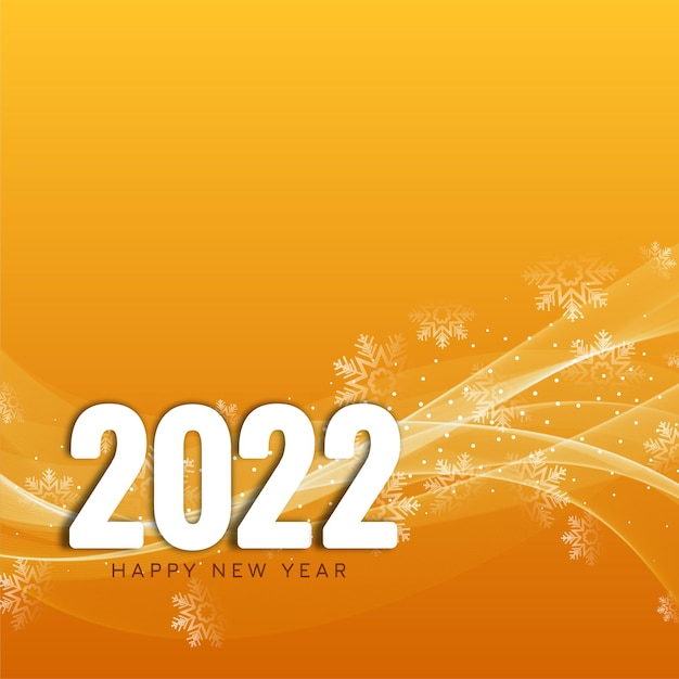 Feliz año nuevo 2022 vector de fondo con estilo elegante