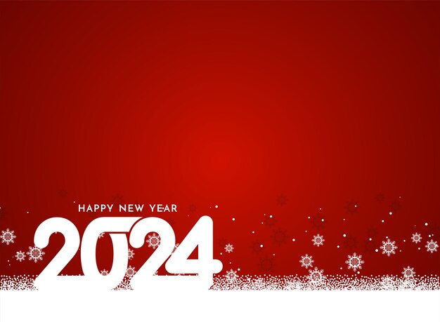 Feliz año nuevo 2024 diseño de fondo de saludo decorativo