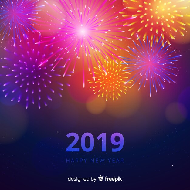 Feliz año nuevo de fondo