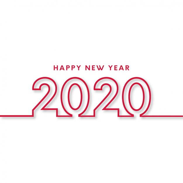 Feliz año nuevo moderno
