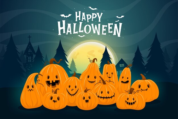 Feliz celebración de halloween