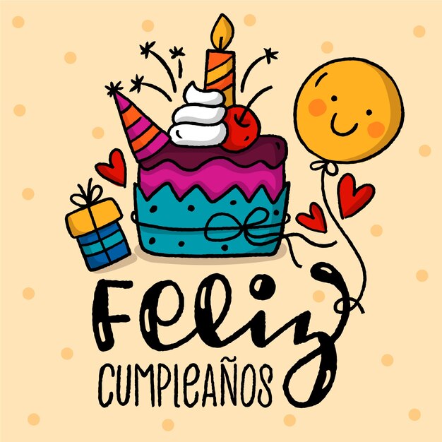 Feliz cumpleaños, concepto