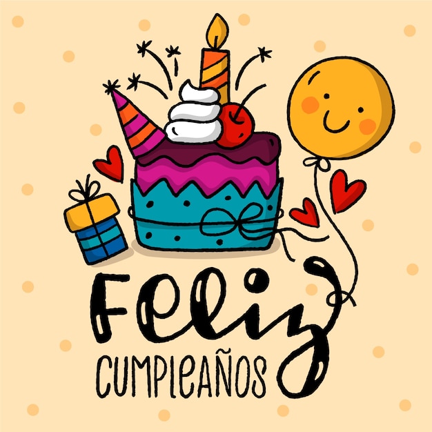 Feliz cumpleaños, concepto