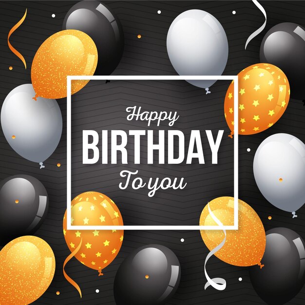 Feliz cumpleaños, concepto