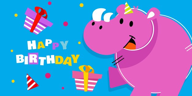 Feliz cumpleaños, fiesta, saludo de celebración de baby shower y tarjeta de invitación.