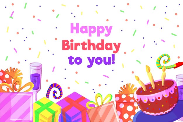 Feliz cumpleaños fondo de pantalla