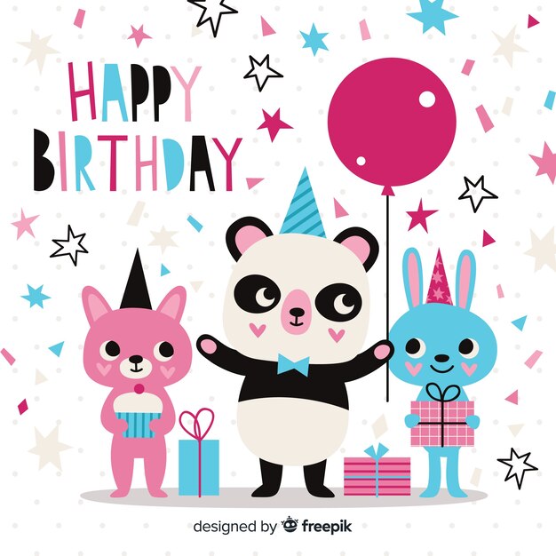 Feliz cumpleaños de fondo