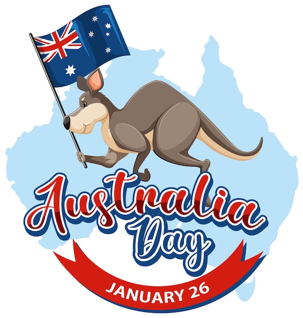 Vector gratuito feliz día de australia banner