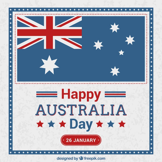 Vector gratuito feliz día de australia