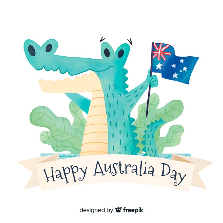 Vector gratuito feliz día de australia