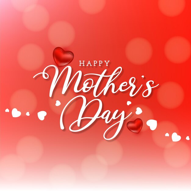 Feliz día de la madre adorable diseño de fondo encantador