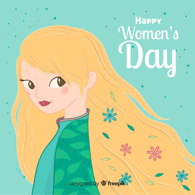 Vector gratuito feliz día de la mujer