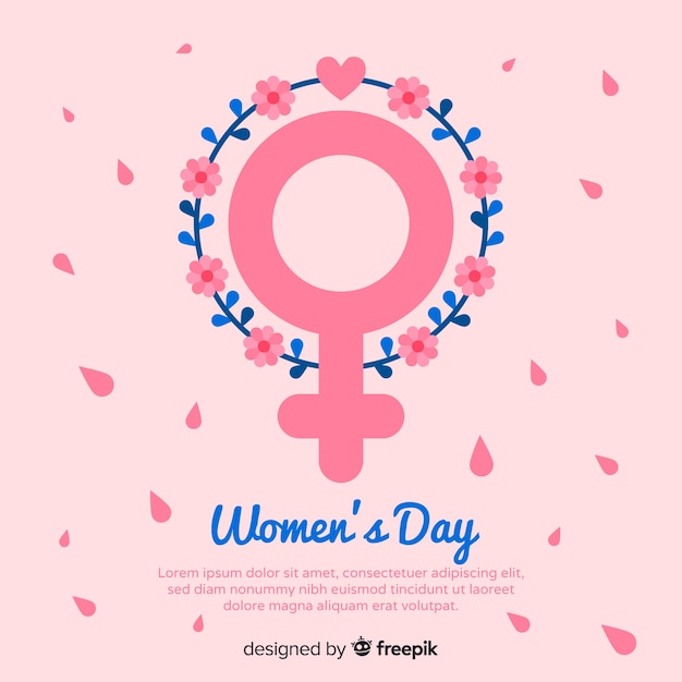 Vector gratuito feliz día de la mujer