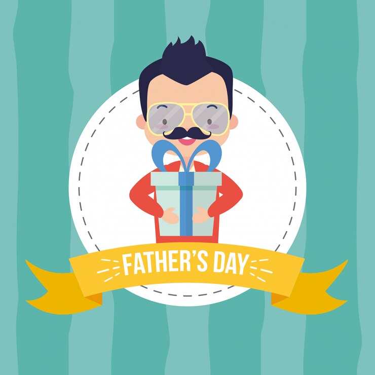 Vector gratuito feliz día del padre
