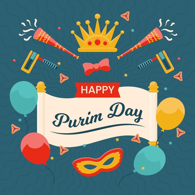 Feliz dia de purim saludo